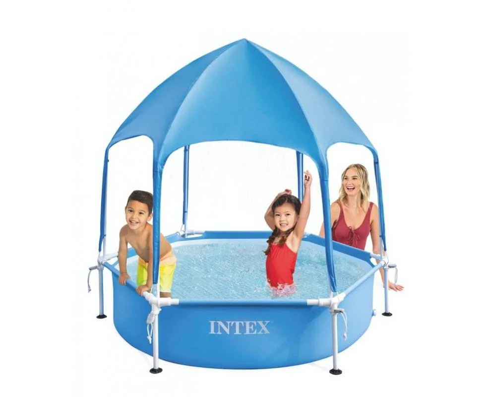 Piscine INTEX 28209 – Ronde avec Canopy