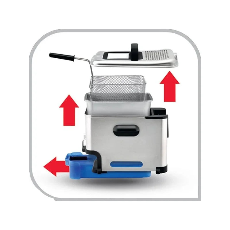 Friteuse Électrique En Inox 3.5L 2300W Seb FR804000