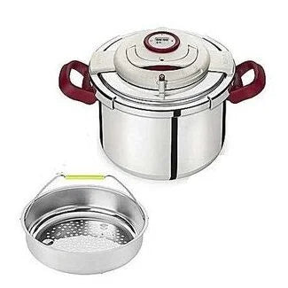 Autocuiseur Cocotte Minute Clipso+ Précision 06L Seb GrisRouge