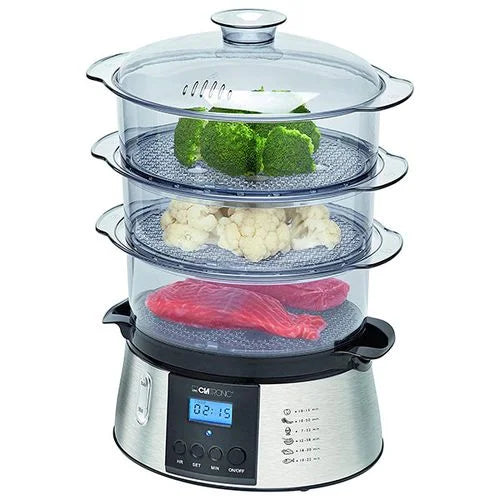 Cuiseur Vapeur Électrique En Inox 800W Clatronic DG3547