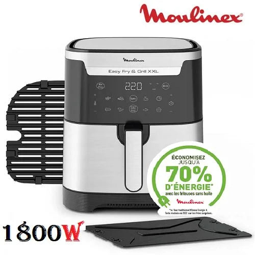 Friteuse Sans Huile À Air Numérique 6.5l 1800w Moulinex EZ801D10
