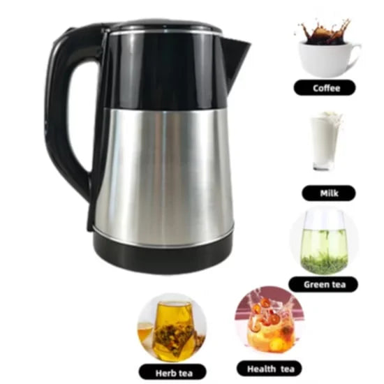 Bouilloire inox Sans Fil 2.5 L 1500W Matrix MX-412