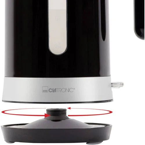 Bouilloire Électrique Sans Fil 1,8 L 2200 W Clatronic Wk3452 Noir