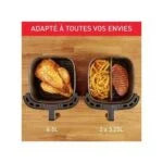 Friteuse Sans Huile À Air Numérique 6.5l 1800w Moulinex EZ801D10
