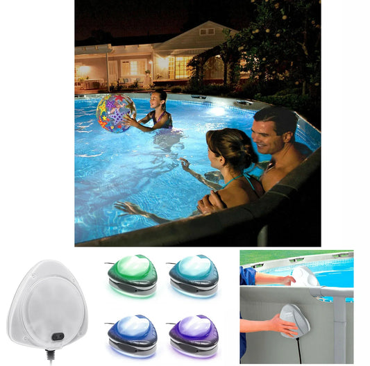 INTEX 28698 – Applique murale LED magnétique pour piscine