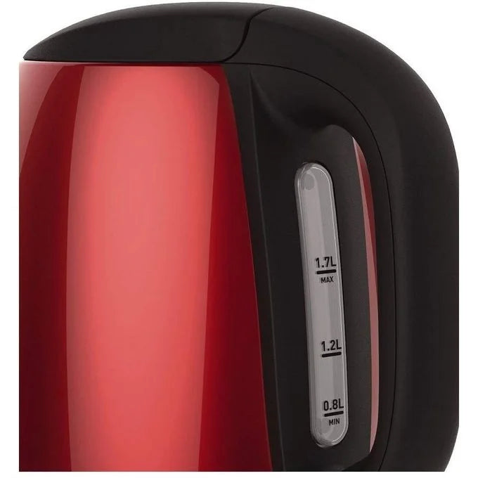 Bouilloire Électrique Sans Fil En Inox 1.7L 2400W Rouge Moulinex BY550510