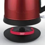 Bouilloire Électrique Sans Fil En Inox 1.7L 2400W Rouge Moulinex BY550510