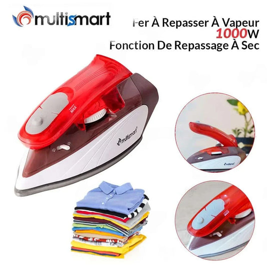 Fer À Repasser de Voyage À Vapeur 1000W Multismart MS-IR2091