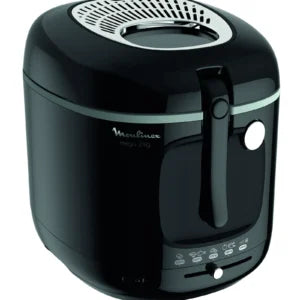 Friteuse Mega 2 KG Xxl pour 8 personnes Moulinex Am480870 Noir