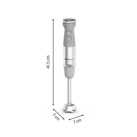 Quickchef+ DD672B10 Mixeur plongeant Moulinex – 1000W – 1 accessoire – 20 vitesses DD672B10