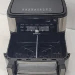 Friteuse – Air fryer Numérique Double Bac 10L 2600 W Digital multiprogrammes En inox Sonashi SAF-115