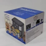 Friteuse – Air fryer Numérique Double Bac 10L 2600 W Digital multiprogrammes En inox Sonashi SAF-115