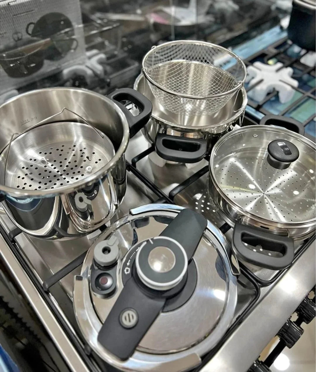 Cocotte El seb 7 pcs 4L + 6L – inox 18 / 10