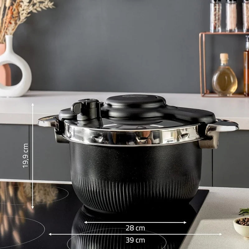 Cocotte minute Cipso Tempo 6L inox noir Seb P4810700