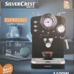 Machine a Café Expresso SilverCrest Café Poudre + cappuccino 20 Bars 1100W 1.2L SilverCrest CM5013-CB