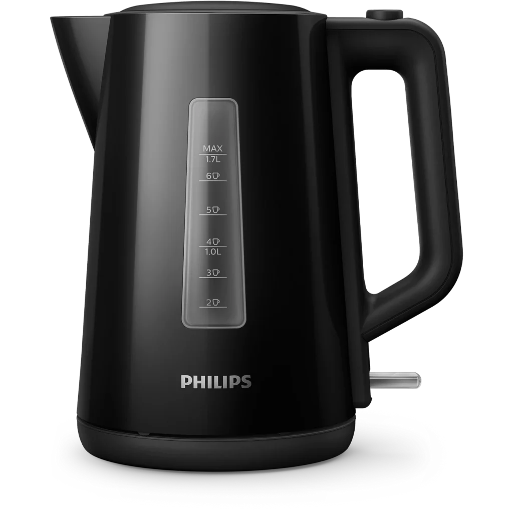 Bouilloire Électrique Sans Fil 1.7L 2200W Philips HD9318 Noir