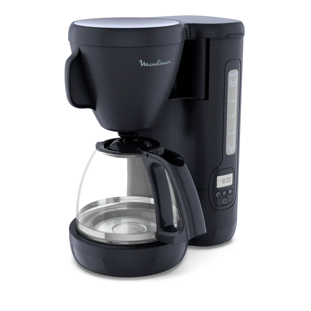 Cafetière filtre Programmable Morning Bleu Nuit FG2M2810 moulinex