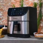 Friteuse INOX Sans Huile Numérique 6L 1500W Avec Fenêtre Multismart MS-AF3336