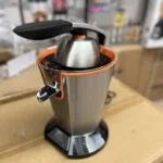 Presse-agrumes Pro inox 300W Matrix -MX-632 – inox/ Noir/ orange