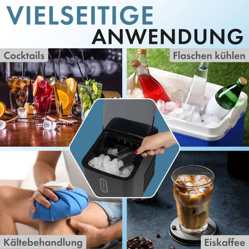 Machine à glaçons 1,1L 12KG Noir Bomann EWB 6068 CB Noir