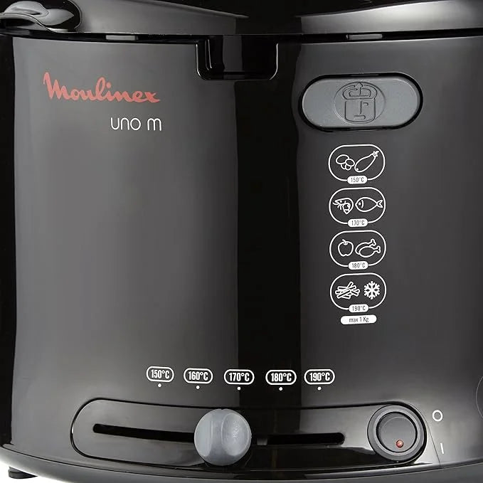 Friteuse 1.5L 1600W Uno Noir Moulinex AF125810