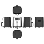 Air Fryer inox 4.2L -1400W CRISTOR KFA370XN