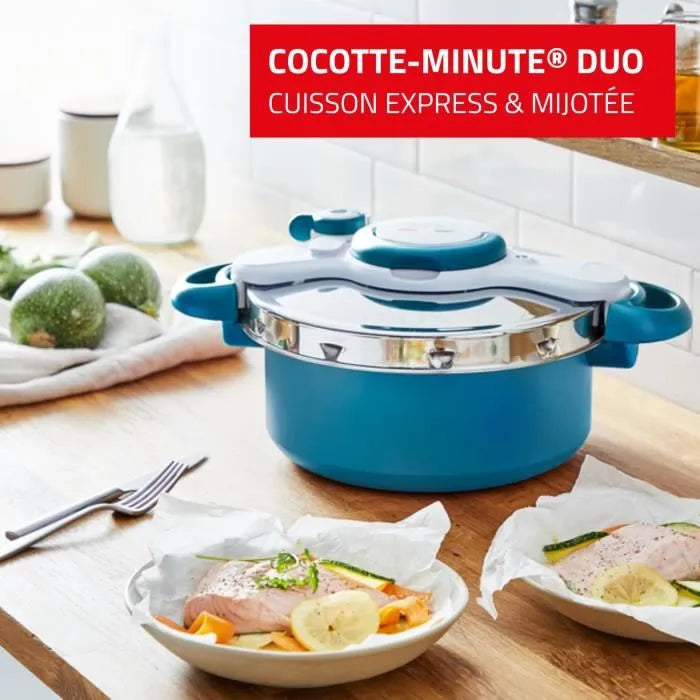 Cocotte Clipso Minute DUO 5L Seb P4705100