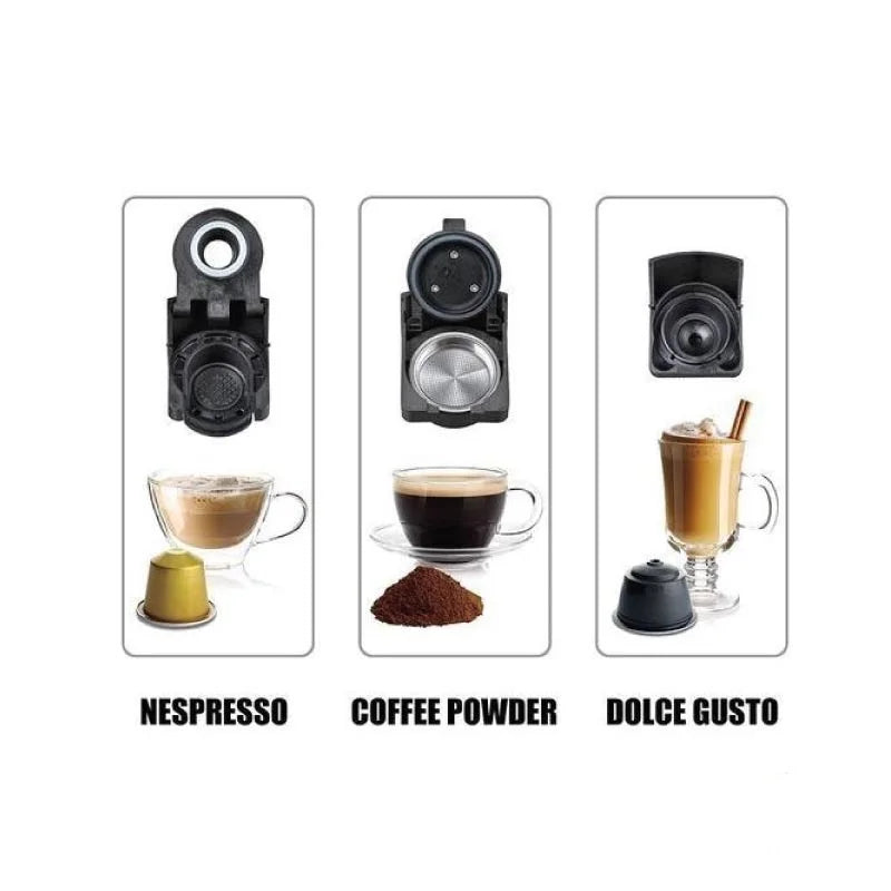 Cafetière Expresso Multifonction 3En1 600mL 1450W Sonashi SCM-4969 Noir