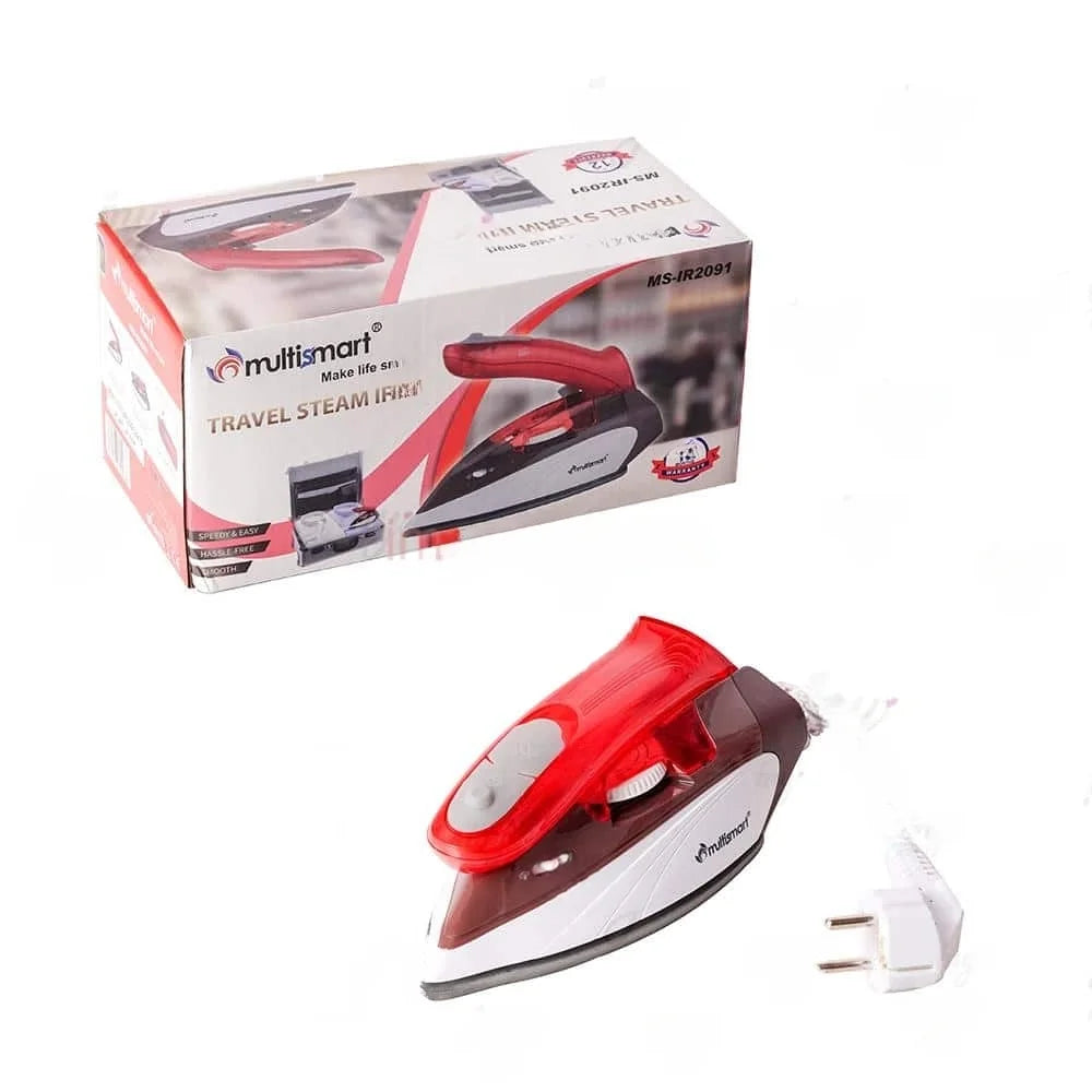 Fer À Repasser de Voyage À Vapeur 1000W Multismart MS-IR2091