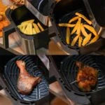 Friteuse INOX Sans Huile Numérique 6L 1500W Avec Fenêtre Multismart MS-AF3336